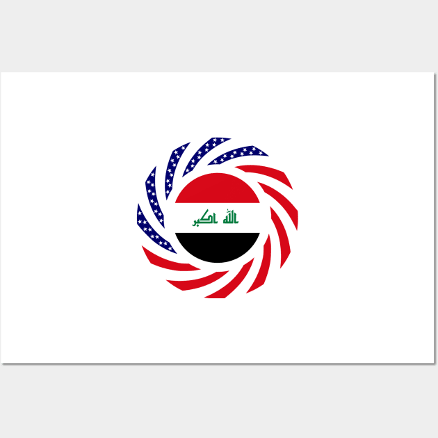 Iraqi American Multinational Patriot Flag Wall Art by Village Values